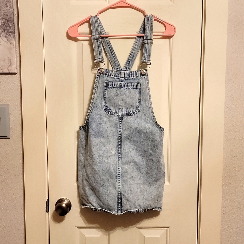 Denim suspender dress